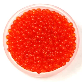 Preciosa cseh kásagyöngy - Transparent Orange - 10/0
