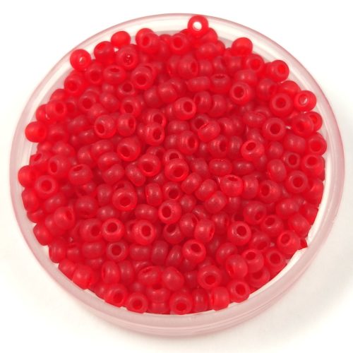 Preciosa seed bead- 90070M - Transparent Matt Red -  10/0 - 100g - WHOLESALE