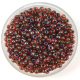 Preciosa Czech Glass Seed Bead - Blue Lined Orange - 10/0