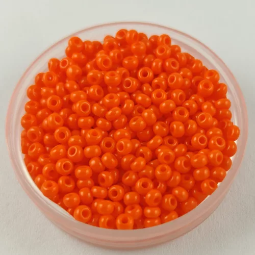 Preciosa kásagyöngy - 93140 - Opaque Orange - méret: 10/0 - 100g - AKCIOS