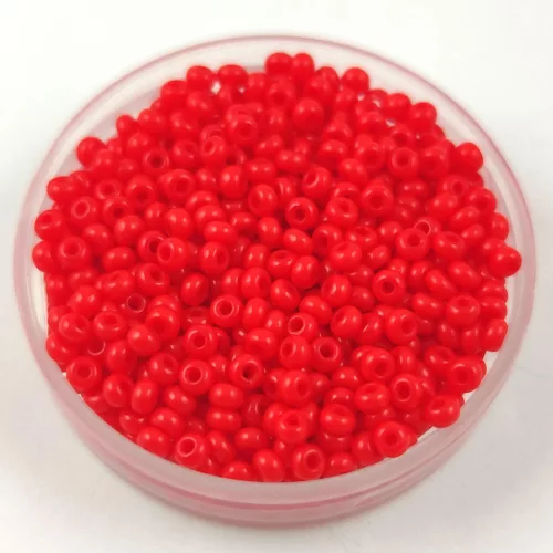 Preciosa cseh kásagyöngy - Red - 10/0