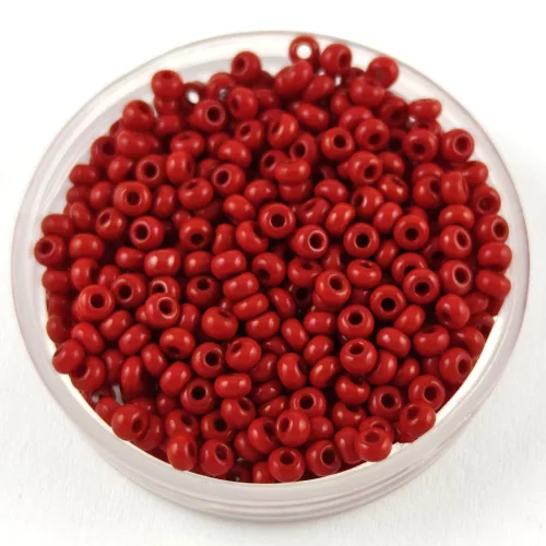 Preciosa kásagyöngy - 93210 - Opaque Red Chilli - méret: 10/0 - 100g - AKCIOS