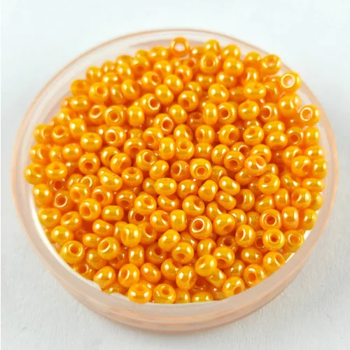 Preciosa kásagyöngy - 98110 - Orange Luster - méret: 10/0 - 100g - AKCIOS