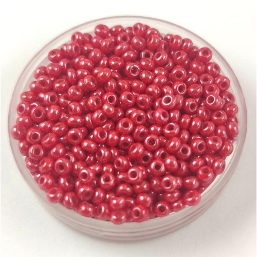 Preciosa seed bead- 98190 - Opaque Chilli Luster -  10/0 - 100g - WHOLESALE