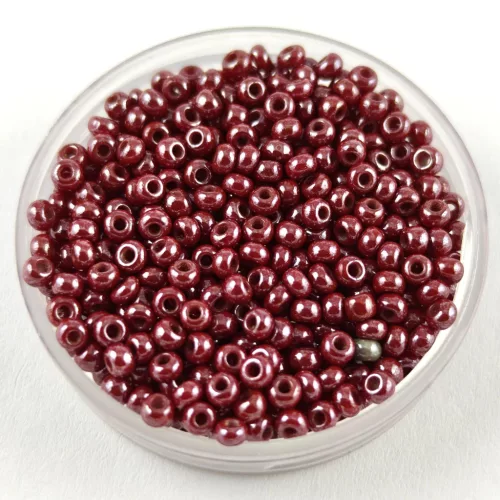 Preciosa kásagyöngy - 98210 - Opaque Red Chilli Luster - méret: 10/0 - 100g - AKCIOS