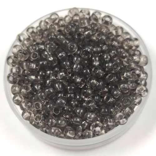 Preciosa seed bead- 01141 - Crystal Dyed Grey -  9/0 - 100g - WHOLESALE
