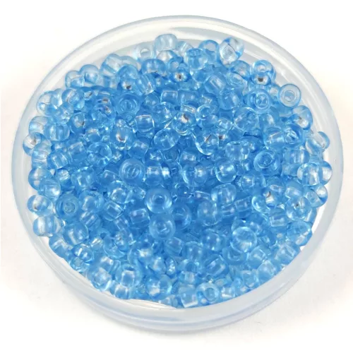 Preciosa seed bead- 01232 - Transparent Solgel Light Sapphire -  9/0 - 100g - WHOLESALE