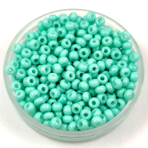 Preciosa seed bead- 03164 - Chalk Light Mint -  9/0 - 100g - WHOLESALE