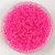 Preciosa Czech Glass Seed Bead - Magenta Lined Matt Crystal - 9/0