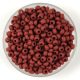 Preciosa Czech Glass Seed Bead - Matt Dark Brown - 9/0