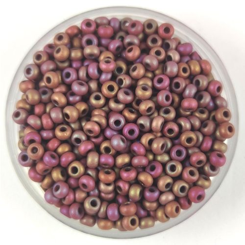 Preciosa Czech Glass Seed Bead - Matt Dark Brown Iris - 9/0