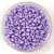 Preciosa Czech Glass Seed Bead - Chalk White Pastel Purple - 9/0
