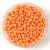 Preciosa Czech Glass Seed Bead - Chalk White Pastel Orange - 9/0