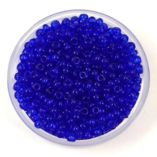 Preciosa Czech Glass Seed Bead - Transparent Sapphire - 9/0
