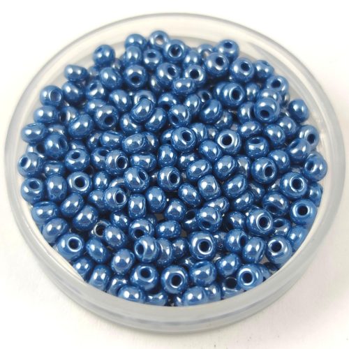Preciosa seed bead- 38220 - Denim Blue Luster -  9/0 - 100g - WHOLESALE