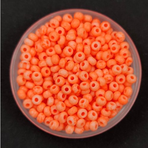 Preciosa Czech Glass Seed Bead - Neon Orange Matt - 9/0