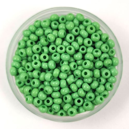 Preciosa Czech Glass Seed Bead - Opaque Light Green - 9/0