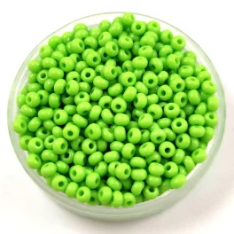   Preciosa seed bead - 53310 - Opaque Light Green -  9/0 - 100g - WHOLESALE