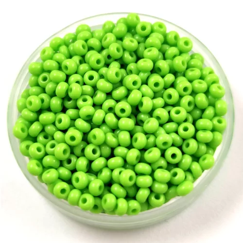 Preciosa seed bead - 53310 - Opaque Light Green -  9/0 - 100g - WHOLESALE