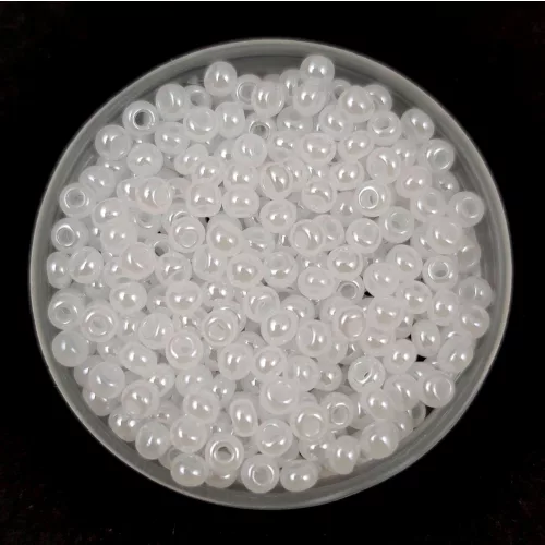 Preciosa Czech Glass Seed Bead - Ceylon White - 9/0