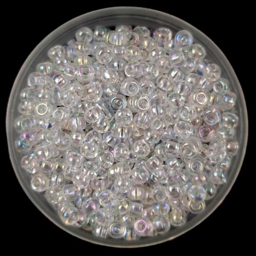 Preciosa seed bead- 58205 - Crystal AB -  9/0 - 100g - WHOLESALE