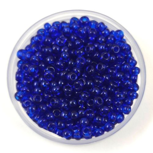 Preciosa Czech Glass Seed Bead - Transparent Capri Blue - 9/0