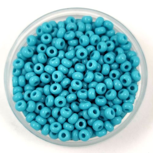 Preciosa Czech Glass Seed Bead - Opaque Turquoise Blue - 9/0