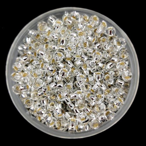 Preciosa Czech Glass Seed Bead - Silver Lined Crystal - 9/0