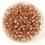 Preciosa Czech Glass Seed Bead - Silver Lined Brown - 9/0