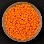 Preciosa Czech Glass Seed Bead - Opaque Orange - 9/0