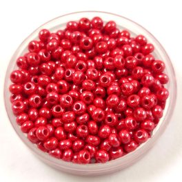 Preciosa Czech Glass Seed Bead - Opaque Chilli Luster - 9/0