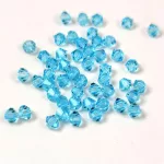 Preciosa bicone gyöngy - Aqua Bohemica - méret: 3mm - 250db - AKCIOS