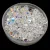 Preciosa bicone gyöngy - Crystal AB - méret: 4mm - 250db - AKCIOS