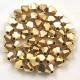 Preciosa bicone gyöngy - Crystal Full Aurum - méret: 3mm - 250db - AKCIOS