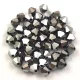 Preciosa bicone gyöngy - Crystal - 4mm