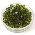 Preciosa bicone gyöngy - Olivine - méret: 3mm - 250db - AKCIOS