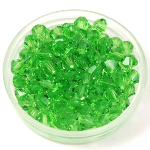 Preciosa bicone gyöngy - Peridot - méret: 3mm - 250db - AKCIOS