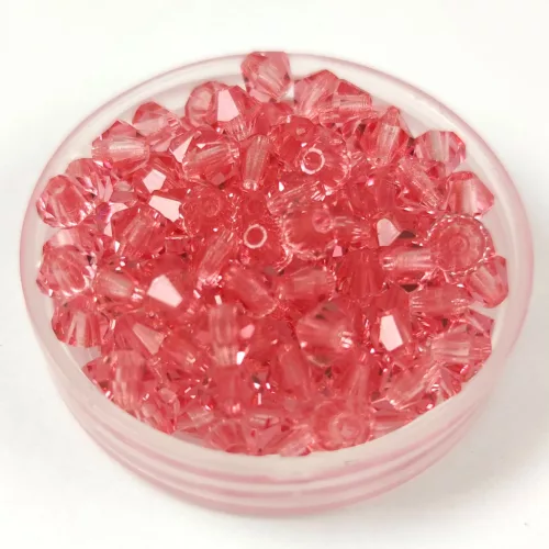 Preciosa bicone gyöngy - Rose Peach - méret: 3mm - 250db - AKCIOS