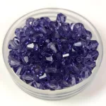 Preciosa bicone gyöngy - Tanzanite - méret: 3mm - 250db - AKCIOS