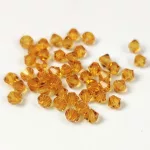 Preciosa bicone gyöngy - Topaz - méret: 3mm - 250db - AKCIOS