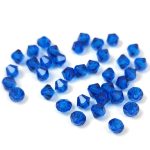 Preciosa bicone gyöngy - Capri Blue - méret: 4mm - 250db - AKCIOS