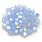 Preciosa bicone gyöngy - Light Sapphire Opal AB - méret: 4mm - 250db - AKCIOS