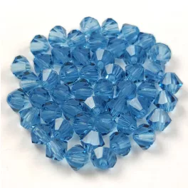   Preciosa bicone gyöngy - Malibu - méret: 4mm - 250db - AKCIOS