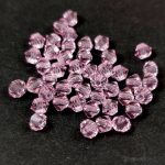 Preciosa bicone gyöngy - Pink Sapphire - méret: 4mm - 250db - AKCIOS