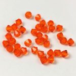 Preciosa bicone gyöngy - Sun - méret: 4mm - 250db - AKCIOS