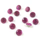 Preciosa chaton gyöngy - Fuchsia - méret: 8mm - 12db - AKCIOS