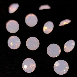   Preciosa chaton gyöngy - Rose Opal - méret: 8mm - 12db - AKCIOS