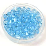 Preciosa bicone gyöngy - Aqua Bohemica - 3mm - 50db