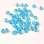 Preciosa bicone gyöngy - Aqua Bohemica - 3mm - 50db