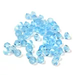 Preciosa bicone gyöngy - Aquamarine - 4mm